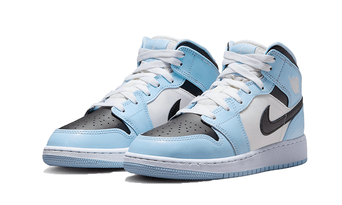 Air Jordan 1 Mid Ice Blue - MAILLOT DE FOOT PRO