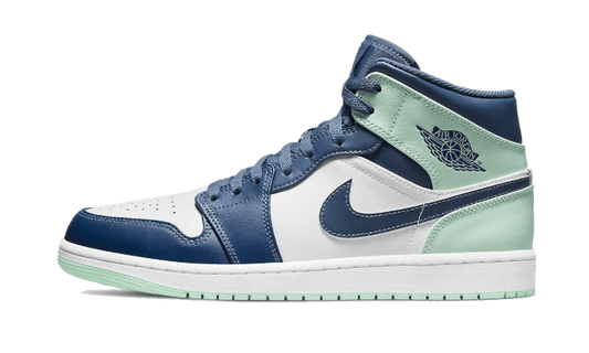 Air Jordan 1 Mid Mystic Navy Mint Foam - MAILLOT DE FOOT PRO