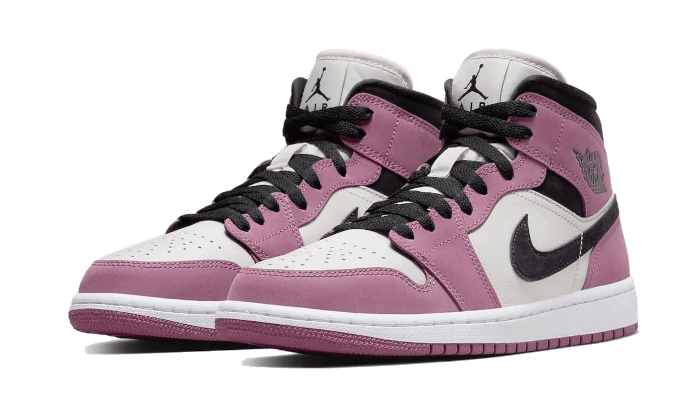 Air Jordan 1 Mid Light Mulberry - MAILLOT DE FOOT PRO