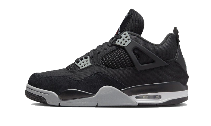 Air Jordan 4 Black Canvas - MAILLOT DE FOOT PRO