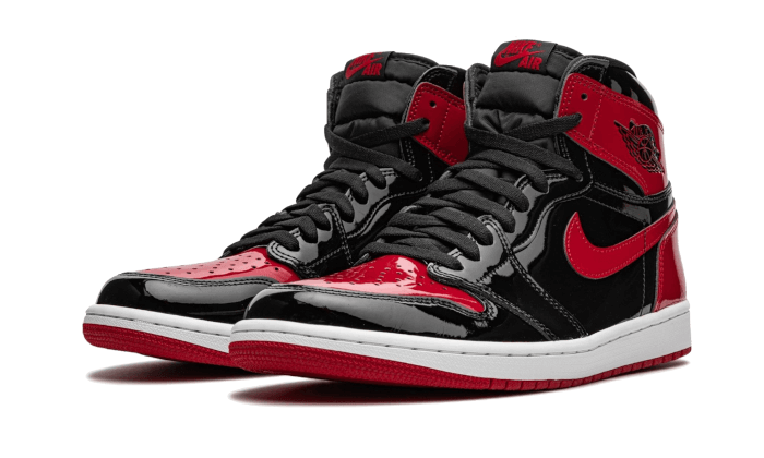 Air Jordan 1 High OG Patent Bred - MAILLOT DE FOOT PRO