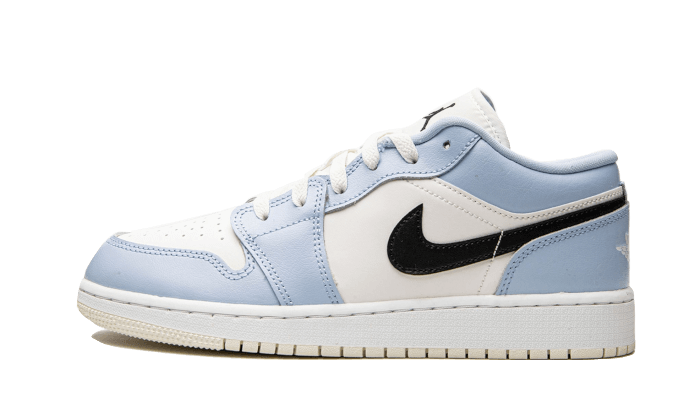 Air Jordan 1 Low Ice Blue Black - MAILLOT DE FOOT PRO