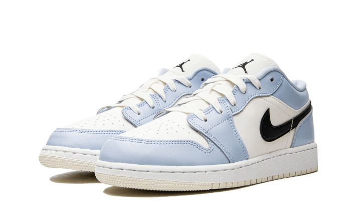 Air Jordan 1 Low Ice Blue Black - MAILLOT DE FOOT PRO