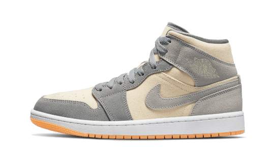 Air Jordan 1 Mid Coconut Milk Particle Grey - MAILLOT DE FOOT PRO