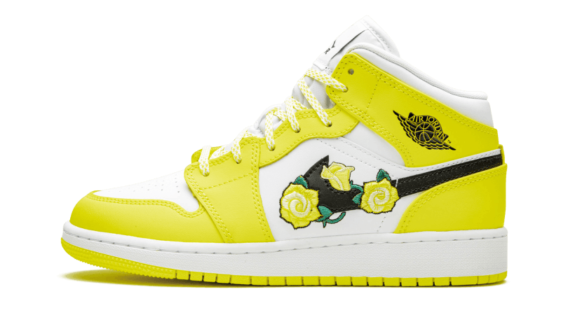 Air Jordan 1 Mid Dynamic Yellow - MAILLOT DE FOOT PRO