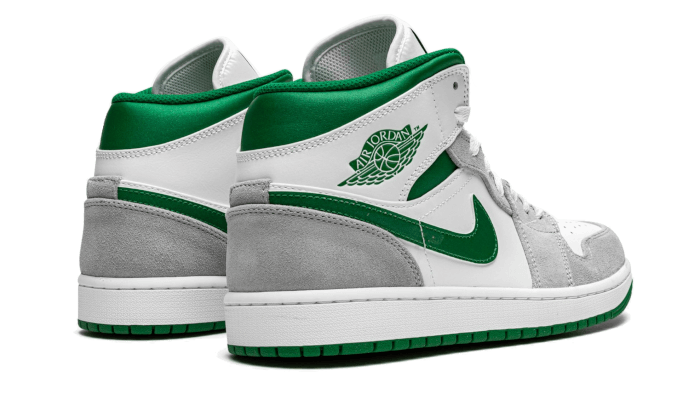 Air Jordan 1 Mid Grey Green - MAILLOT DE FOOT PRO