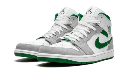 Air Jordan 1 Mid Grey Green - MAILLOT DE FOOT PRO