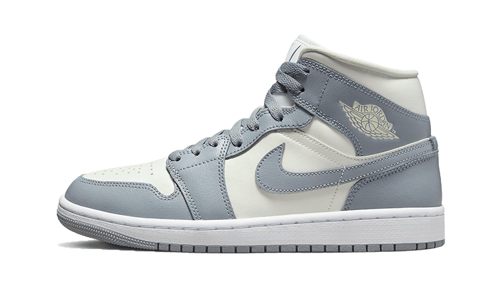 Air Jordan 1 Mid Grey Sail - MAILLOT DE FOOT PRO