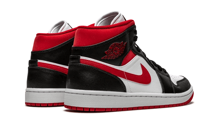 Air Jordan 1 Mid Gym Red Black White - MAILLOT DE FOOT PRO