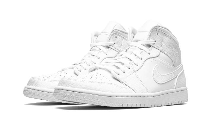 Air Jordan 1 Mid Triple White (2020) - MAILLOT DE FOOT PRO