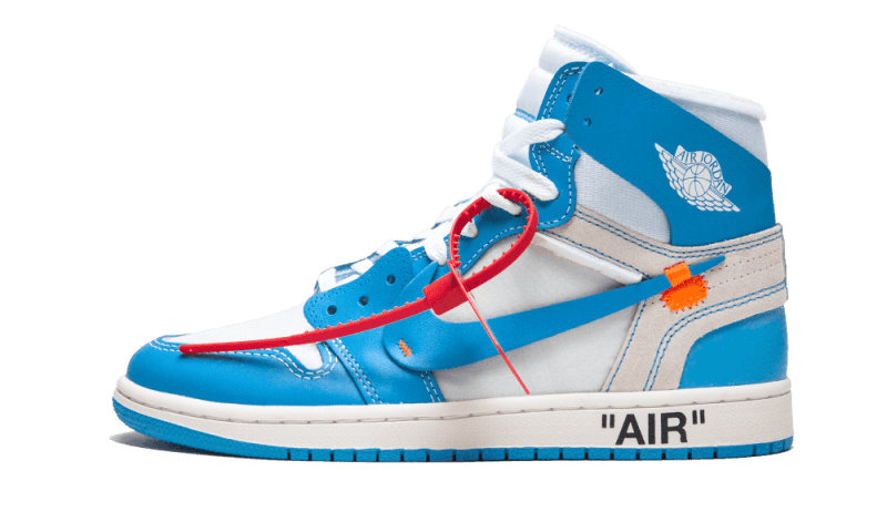 Air Jordan 1 Retro High Off-White University Blue - MAILLOT DE FOOT PRO