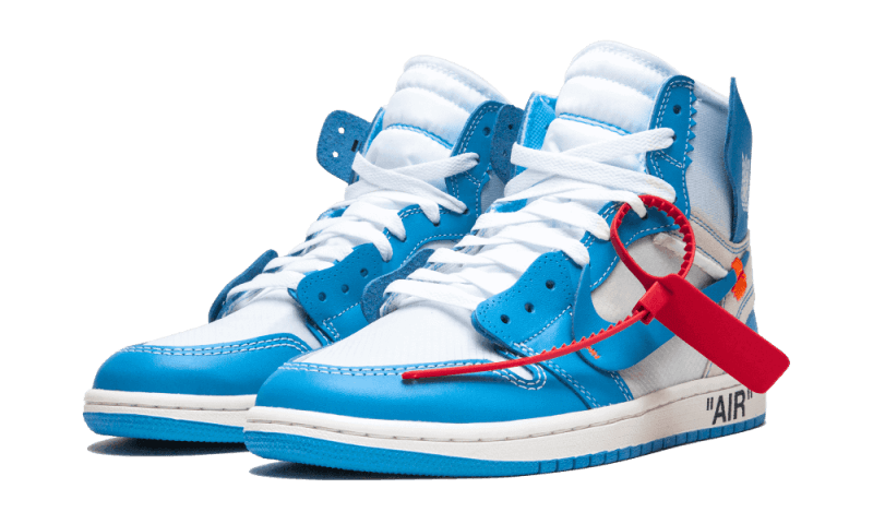 Air Jordan 1 Retro High Off-White University Blue - MAILLOT DE FOOT PRO