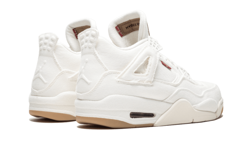 Air Jordan 4 Retro Levi's White - MAILLOT DE FOOT PRO
