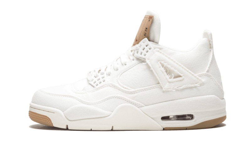 Air Jordan 4 Retro Levi's White - MAILLOT DE FOOT PRO