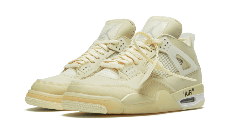 Air Jordan 4 Retro Off-White Sail - MAILLOT DE FOOT PRO