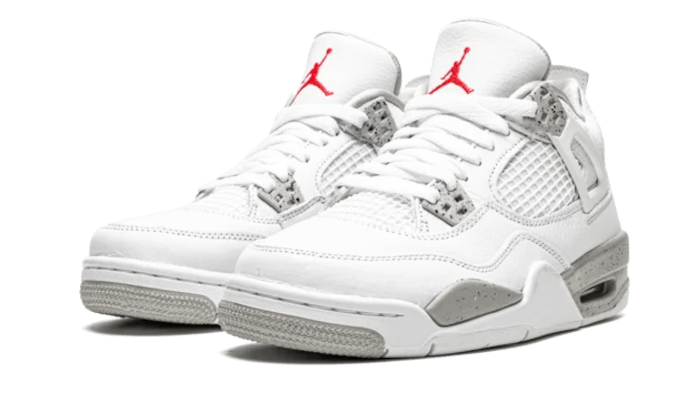 Air Jordan 4 Tech White (White Oreo) - MAILLOT DE FOOT PRO