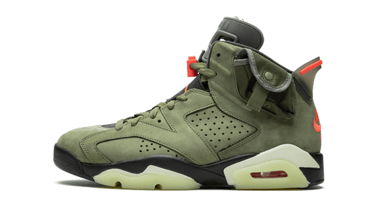 Air Jordan 6 Travis Scott Medium Olive - MAILLOT DE FOOT PRO