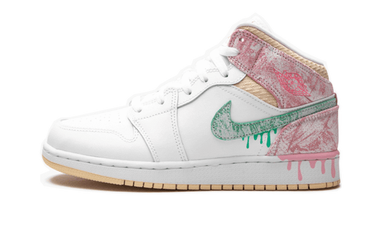 Air Jordan 1 Mid SE Paint Drip - MAILLOT DE FOOT PRO