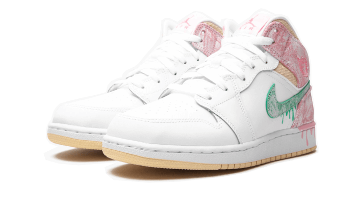Air Jordan 1 Mid SE Paint Drip - MAILLOT DE FOOT PRO