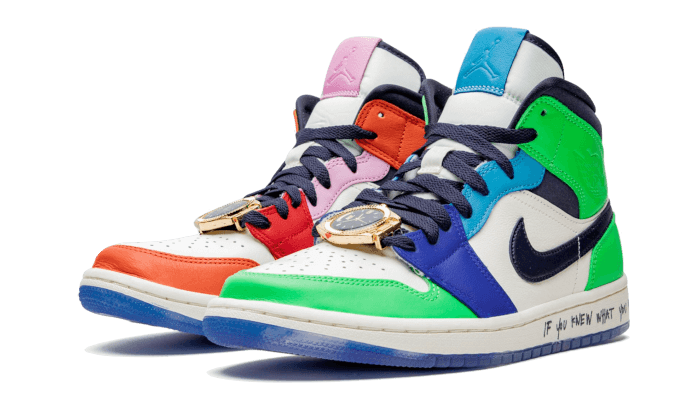 Air Jordan 1 Mid Fearless Melody Ehsani - MAILLOT DE FOOT PRO